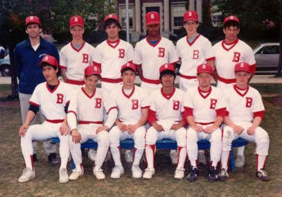 Brookline High School JV baseball team 1984