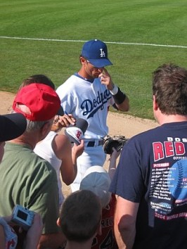 Nomar at spring training, 2006